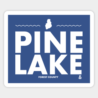 Forest County, Wisconsin - Pine Lake Magnet